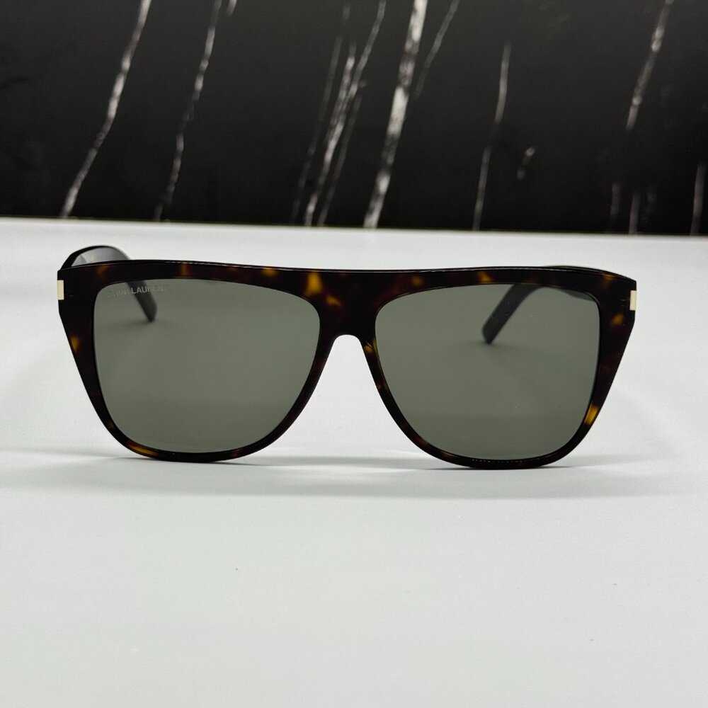 NEW SAINT LAURENT SL1 SLIM 002 UNISEX MASK SUNGLASSES SAINT LAURENT SL 1 SLIM - Picture 3 of 10